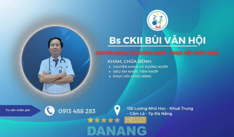 Bác sĩ xương khớp giỏi tại Đà Nẵng