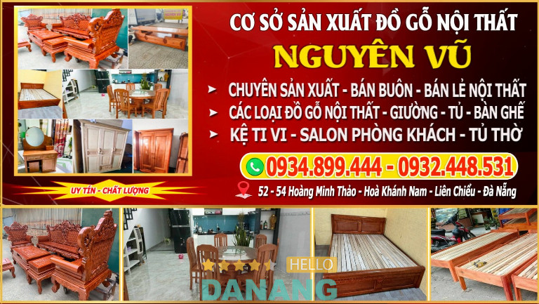 Cơ sở sản xuất đồ gỗ Nguyên Vũ Đà Nẵng