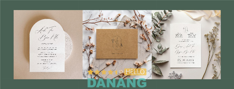 Thiệp cưới Daisy Đà Nẵng