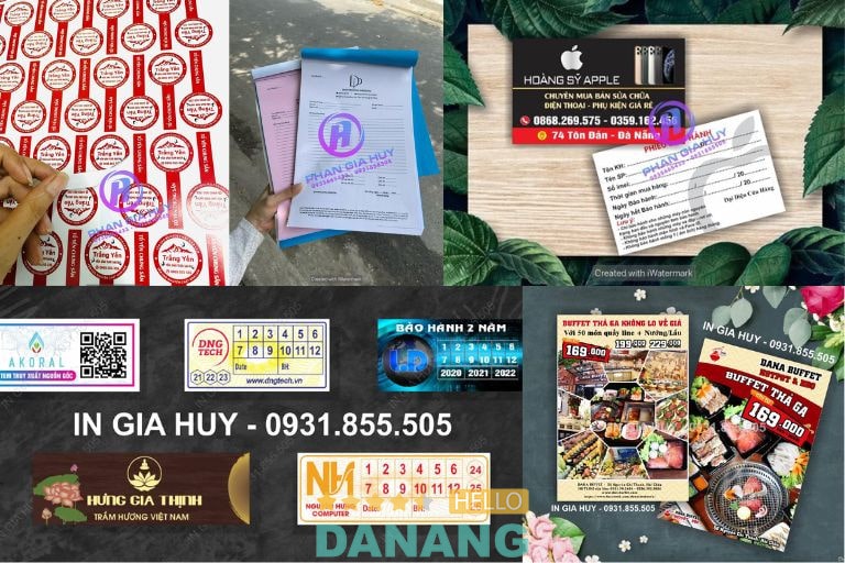 Dịch vụ In Ấn & Thiết Kế Phan Gia Huy Đà Nẵng