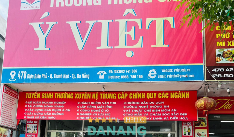 Trường Trung cấp Ý Việt  tại Đà Nẵng