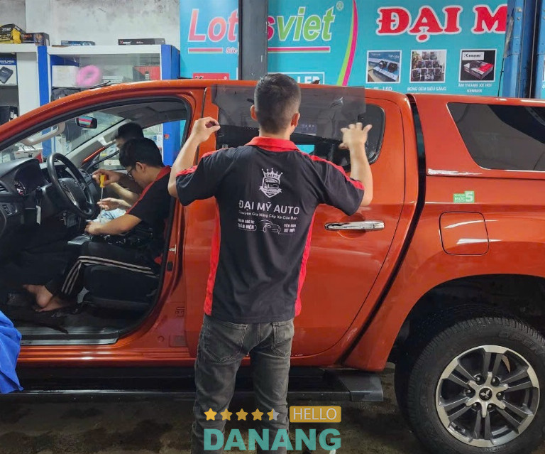 Đại Mỹ Auto dán phim cách nhiệt ô tô tại Đà Nẵng 