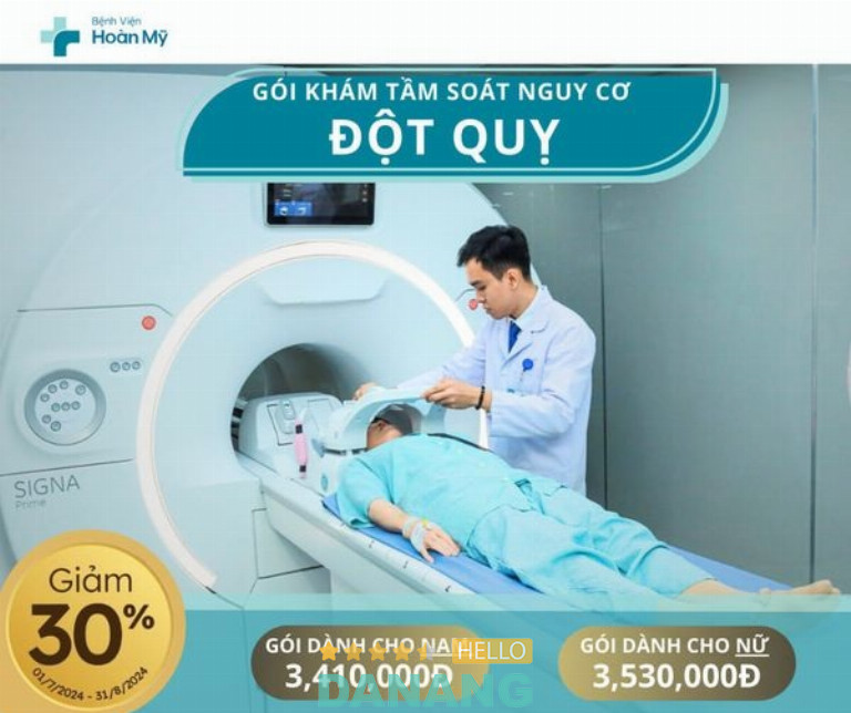 Bệnh Viện Hoàn Mỹ Đà Nẵng tầm soát đột quỵ