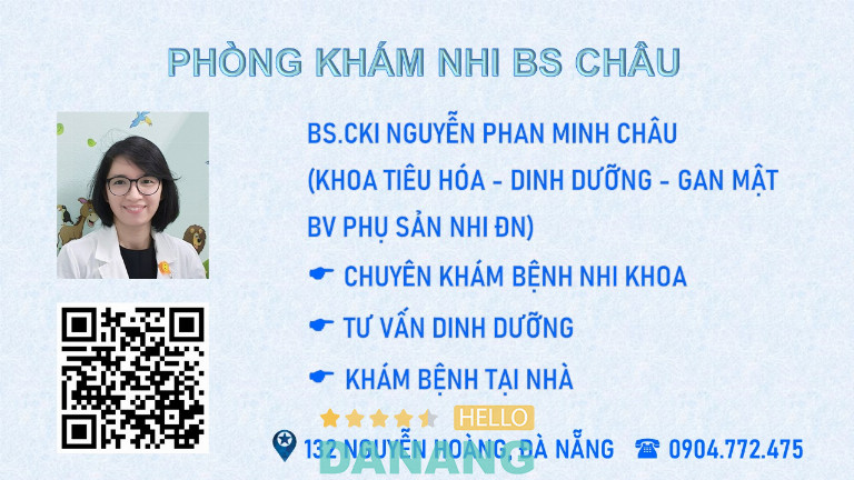 Phòng khám Nhi BS. Nguyễn Phan Minh Châu tại Q. Hải Châu, Đà Nẵng