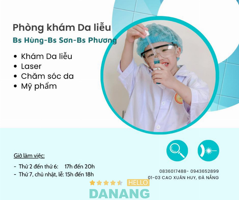 Phòng khám da liễu BS. Đoàn Văn Hùng Đà Nẵng