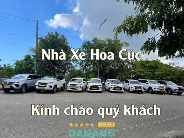 Nhà xe Hoa Cúc chuyên xe 7 chỗ chạy tuyến Tam Kỳ Đà Nẵng