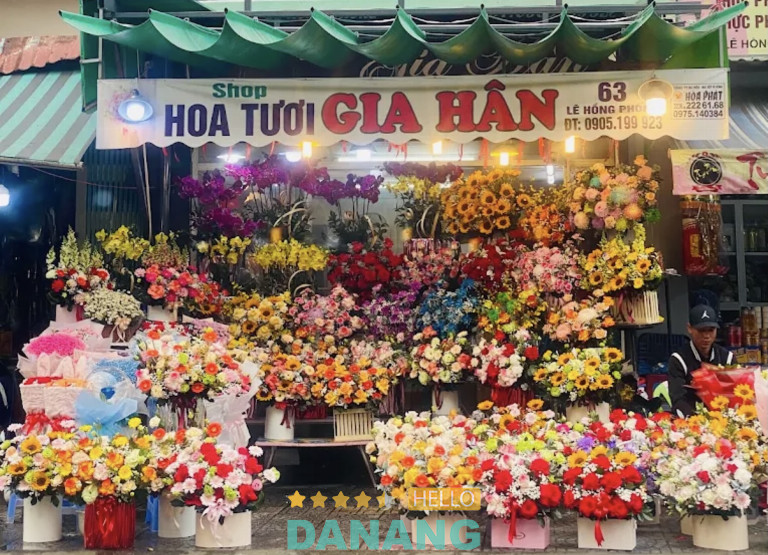 Shop hoa tươi gia hân 63 lê hồng phong quận hải châu đà nẵng