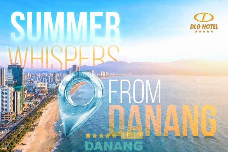 Khách sạn nằm ngay bên bãi biển Mỹ Khê