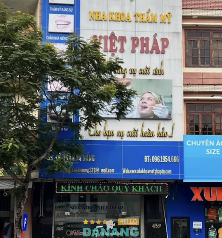 Bài viết đánh giá về Nha Khoa Việt Pháp: 459 Lê Duẩn, Thanh Khê