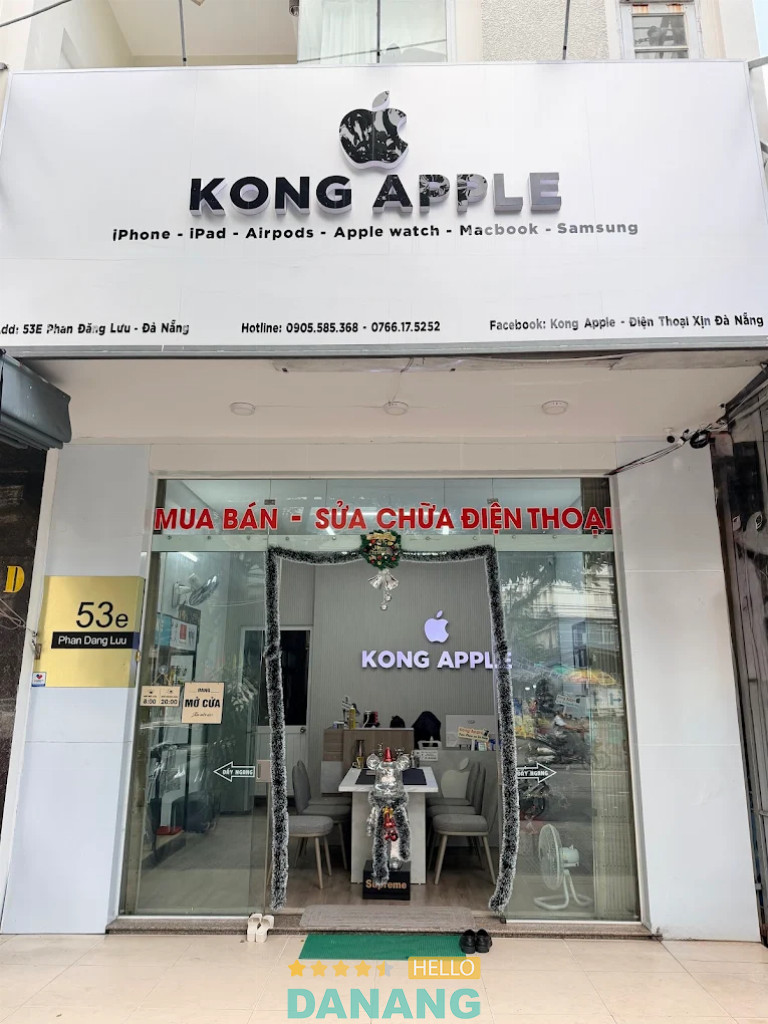 Bài viết đánh giá về Cửa hàng điện thoại KONG Apple: 53E Phan Đăng Lưu, Hòa Cường Hải châu
