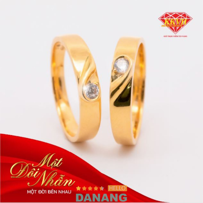 Nhẫn cưới Kim Khánh Việt Hùng