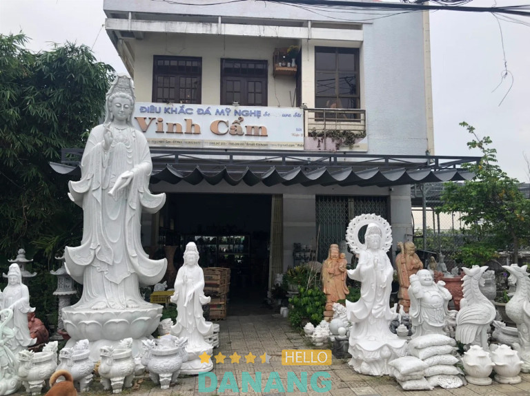 Bài viết đánh giá về cơ sở Điêu khắc đá mỹ nghệ Vinh Cẩm: 780 Lê Văn Hiến, Ngũ Hành Sơn