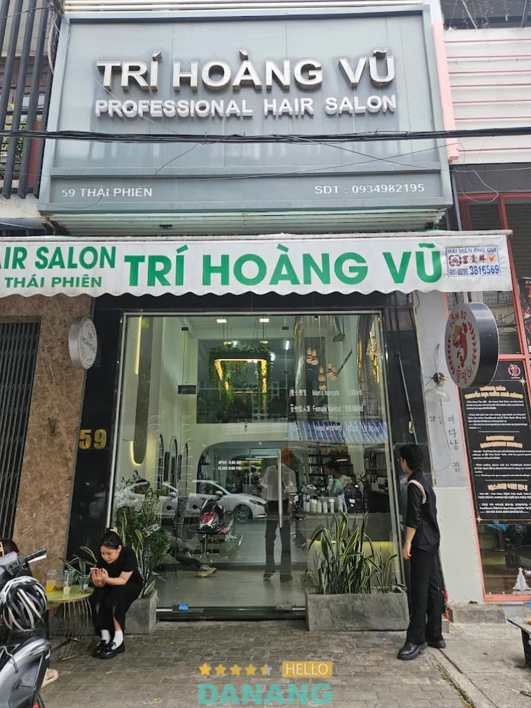 Bài viết đánh giá về Hair Salon Trí Hoàng Vũ: 59 Thái Phiên, Hải Châu