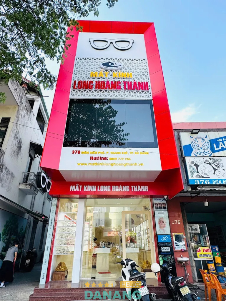 bài viết đánh giá về Mắt Kính Long Hoàng Thành: 378 Điện Biên Phủ, Thanh Khê