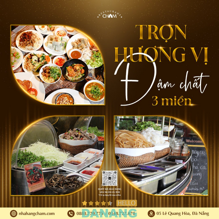 Ẩm thực tại Nhà hàng CHAM