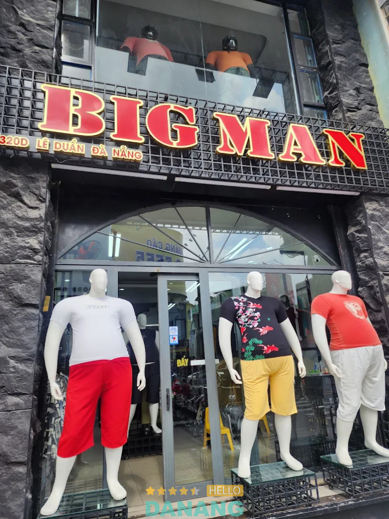 bài viết đánh giá về Shop Big Man: 320D Lê Duẩn, P. Thanh Khê