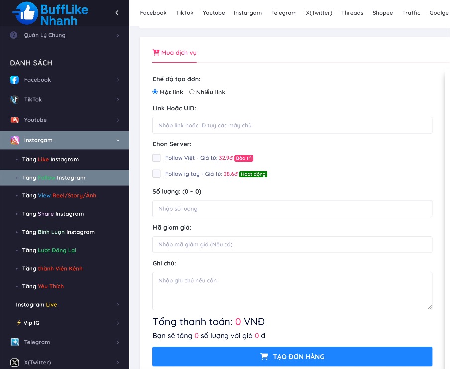 tang follow instagram