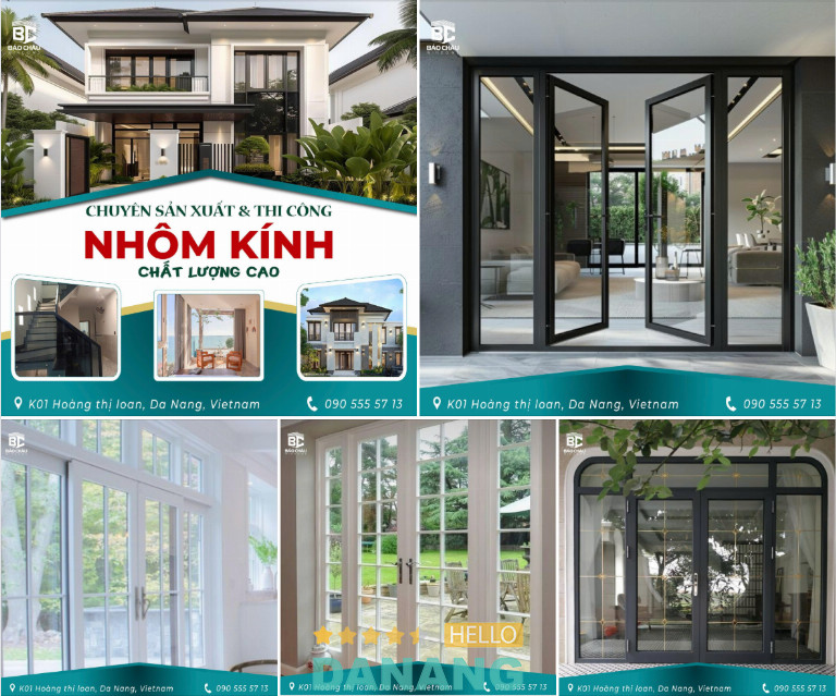 thi công cửa nhôm Xingfa Đà Nẵng thi công cửa nhôm Xingfa Đà Nẵng