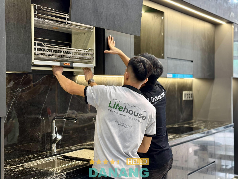 Đơn vị thiết kế, thi công tủ bếp tại Đà Nẵng