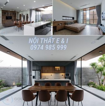 Nội thất E&i thiết kế phòng bếp đẹp ở Đà Nẵng