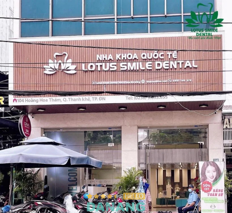 bài viết đánh giá về Nha khoa Lotus Smile Dental: 104 Hoàng Hoa Thám, P. Thanh Khê Đà Nẵng