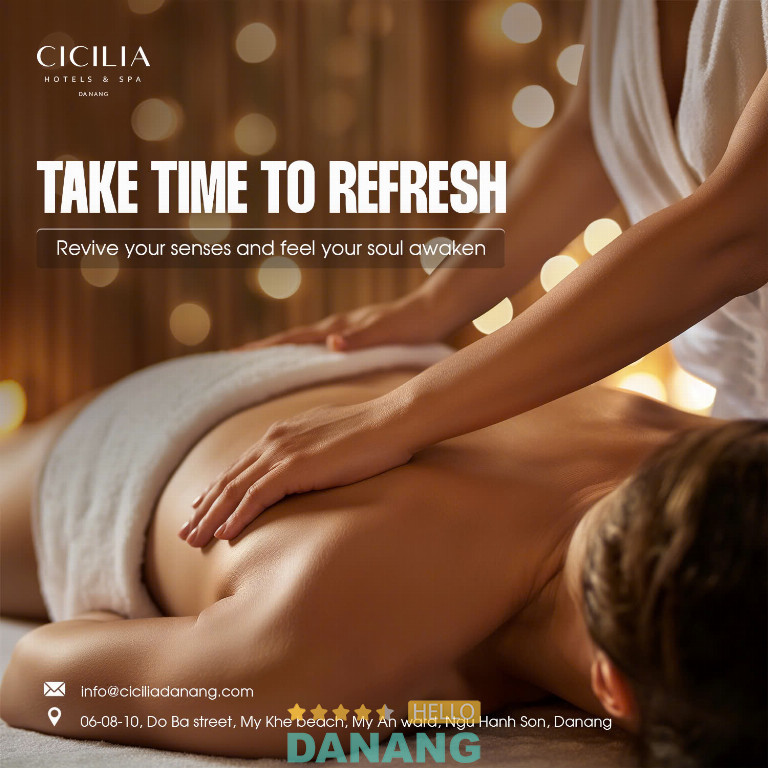 Cicilia Hotel & Spa Đà Nẵng (Bloom Spa) – P. Ngũ Hành Sơn