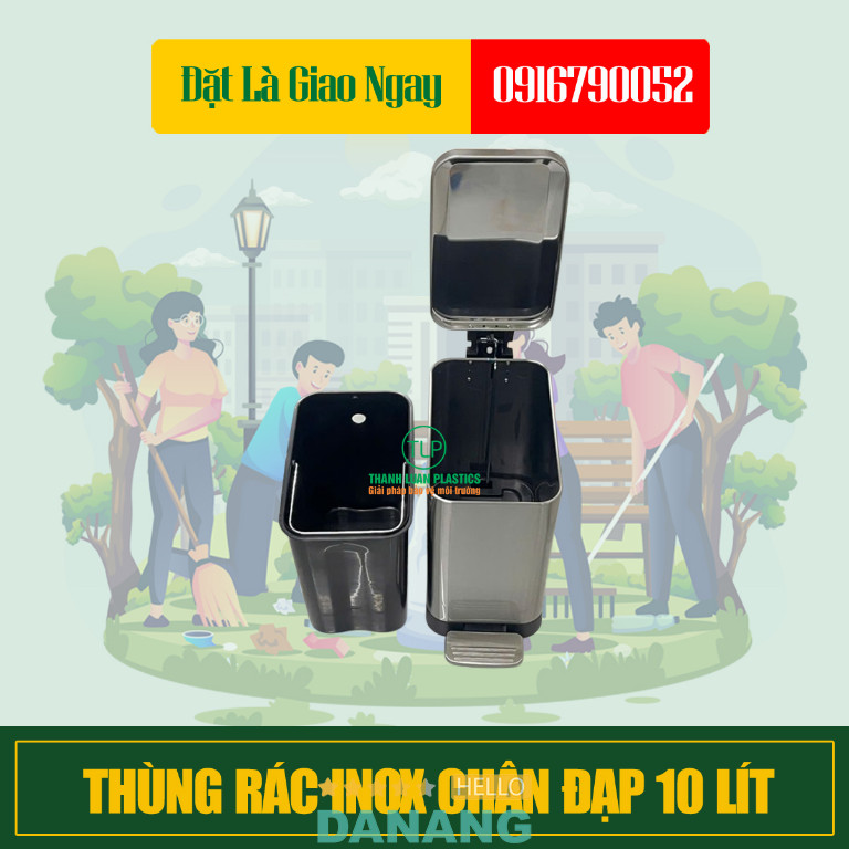 Thùng Rác Đà Nẵng – Công ty TNHH Thành Luân Plastics - P. Hòa Khánh