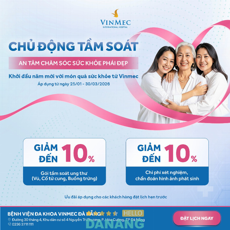 Bệnh viện Đa khoa Quốc tế Vinmec Đà Nẵng – P. Hòa Cường