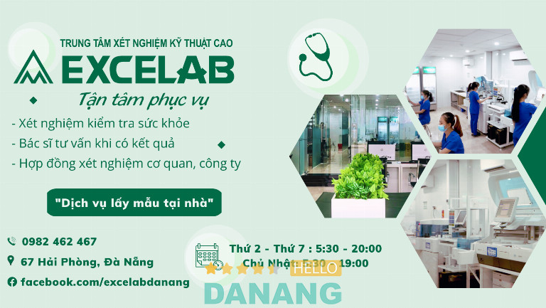 Trung tâm Xét nghiệm Kỹ thuật cao Excelab - P. Hải Châu