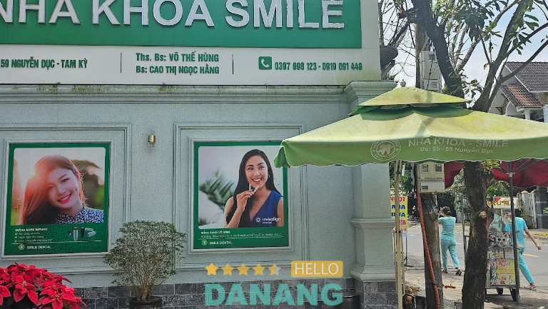 Bài viết đánh giá về Nha khoa Smile: 55-59 Nguyễn Dục, P. Tam Kỳ đà nẵng