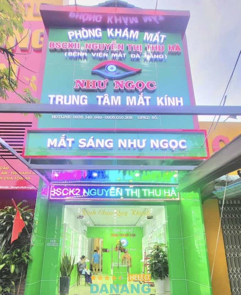 bài viết đánh giá về Phòng khám mắt Bs Nguyễn Thị Thu Hà: 112 Phan Đăng Lưu, P. Hoà Cường đà nẵng