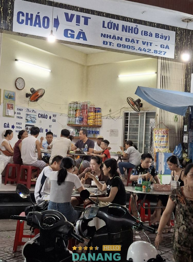 Cháo Vịt Bà bảy - P. Hải Châu