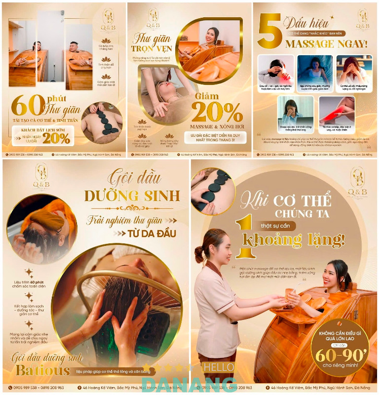 GỘI ĐẦU DƯỠNG SINH SPA Q&B LUXURY SPA tại Đà Nẵng GỘI ĐẦU DƯỠNG SINH SPA Q&B LUXURY SPA tại Đà Nẵng