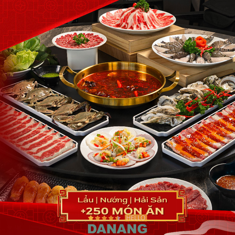 Buffet Lẩu Nướng Lục Thiện Môn - 六扇門自助火鍋店 - P. An Hải