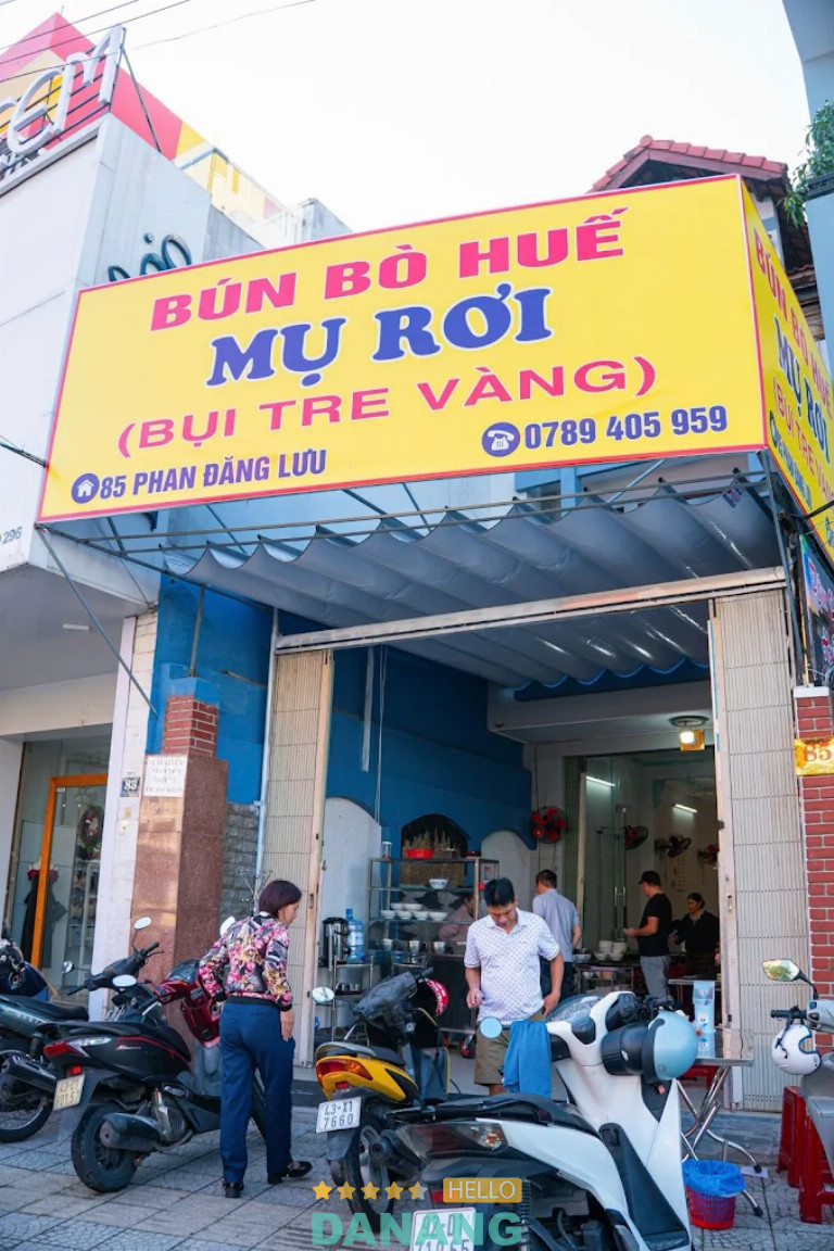 Bài viết đánh giá về Bún bò Huế Mụ Rơi: 85 Phan Đăng Lưu, P. Hoà Cường, Đà Nẵng