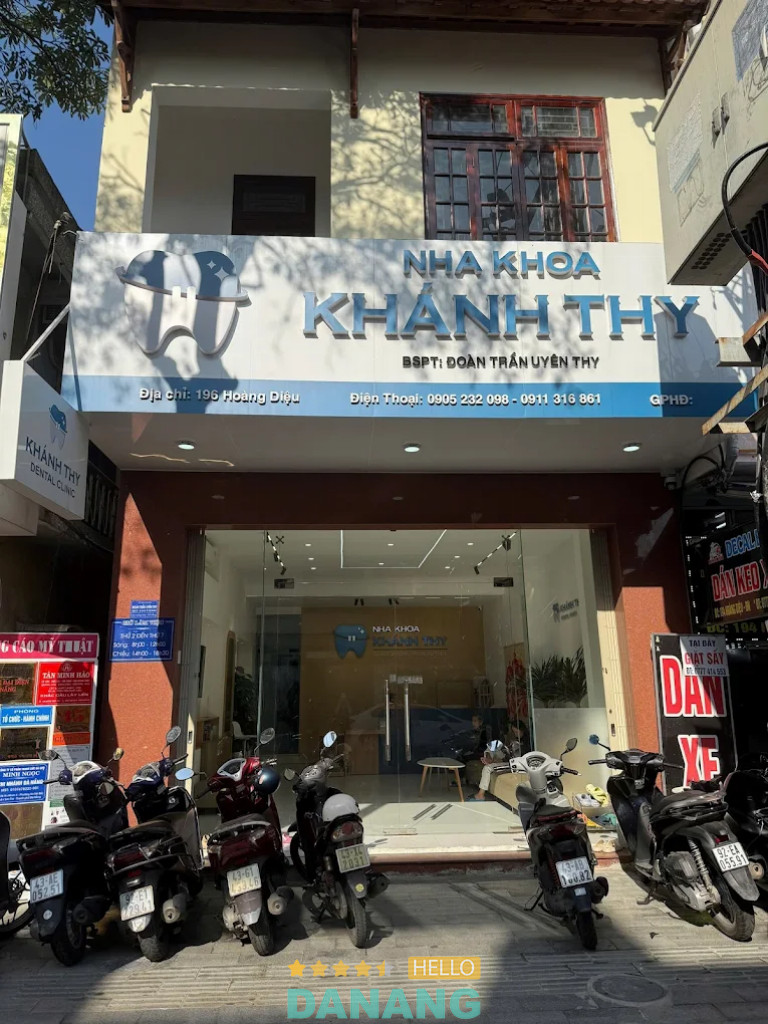 Bài viết đánh giá về Nha Khoa Khánh Thy: 196 Hoàng Diệu, P. Hải Châu, Đà Nẵng