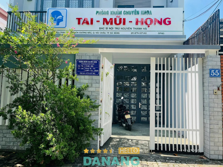 bài viết đánh giá về Phòng khám tai mũi họng bs Nguyễn Thanh Hà: 55 Thân Cảnh Phúc, P. Hòa Cường Đà Nẵng