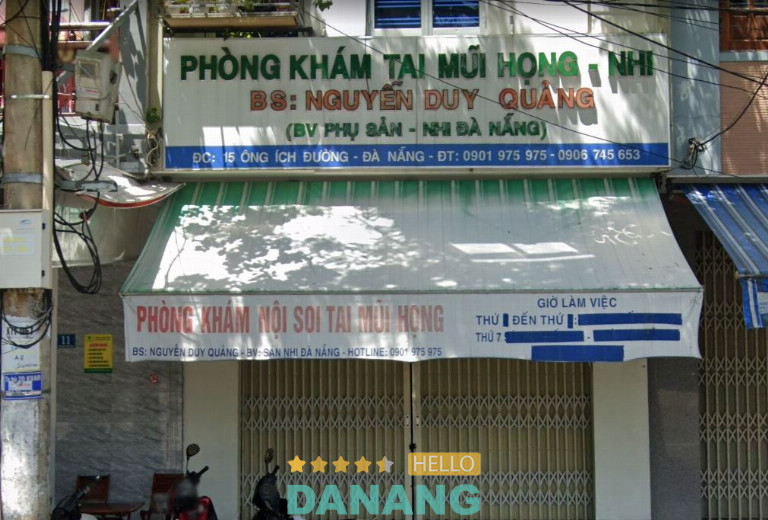 Phòng Khám Tai Mũi Họng - Nhi BS Quảng - P. Cẩm Lệ