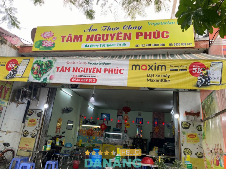 Quán chay Tâm Nguyên Phúc – P. Ngũ Hành Sơn