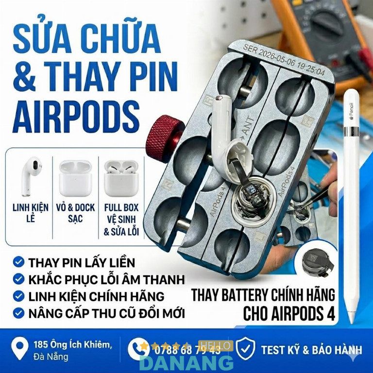 Sửa Airpods Đà Nẵng - Thanh Khê