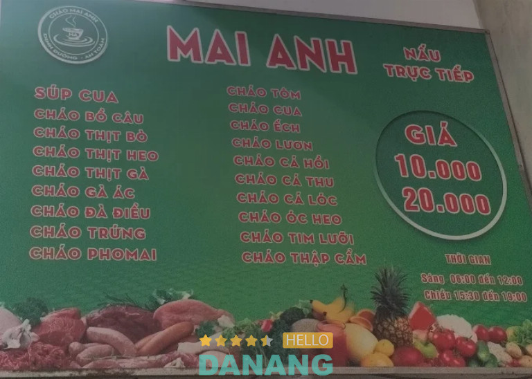 Cháo Dinh Dưỡng MAI ANH, Đà Nẵng
