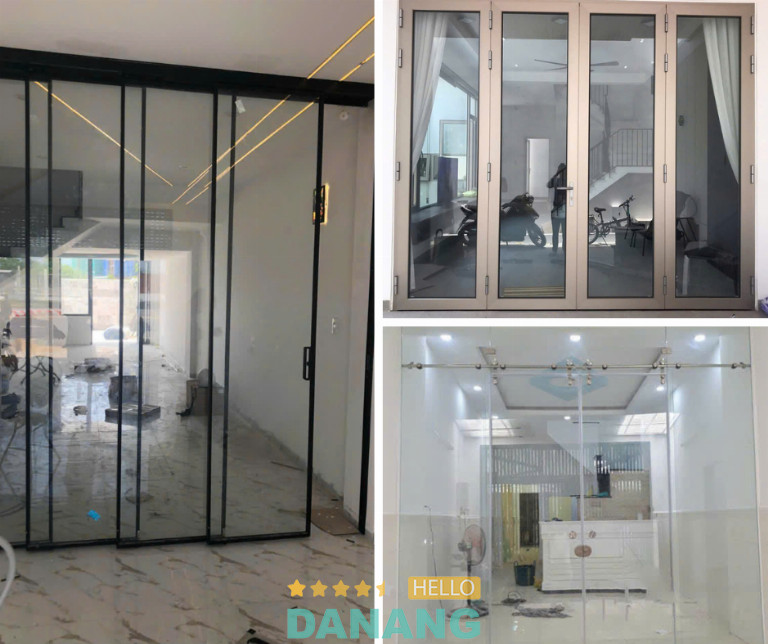 Đơn vị thi công cửa kính cường lực tại Đà Nẵng