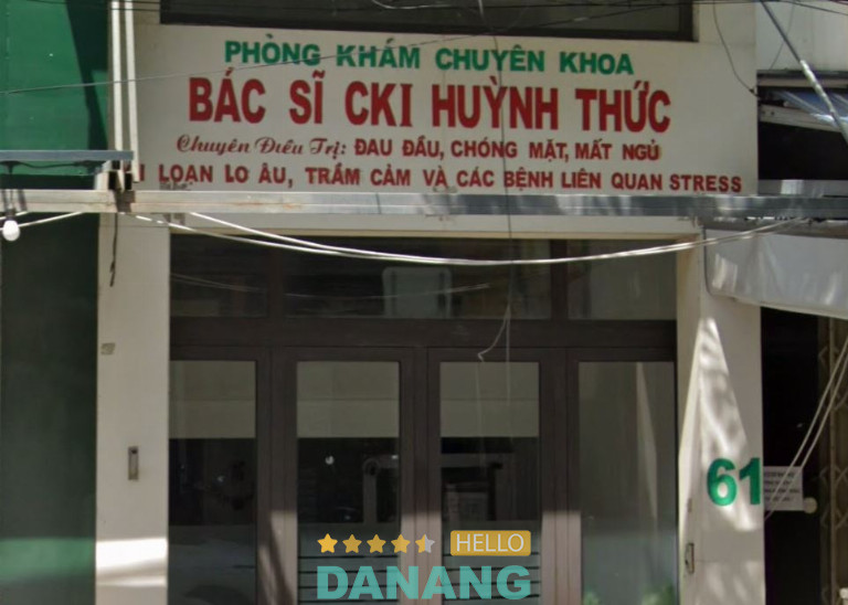 Phòng Khám Chuyên Khoa BS CKI Huỳnh Thức - P. Hải Châu