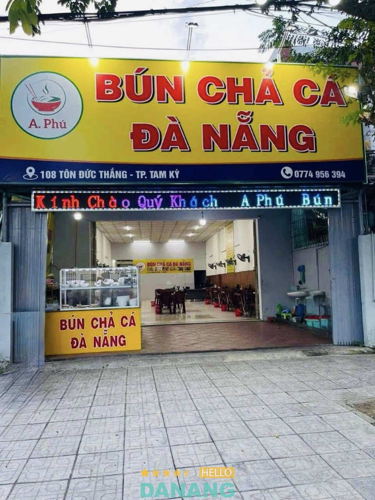 Bún chả cá Đà Nẵng A Phú - 108 Tôn Đức thắng