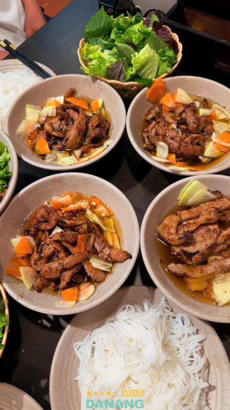 Quán bún chả Hà Nội tại Đà Nẵng