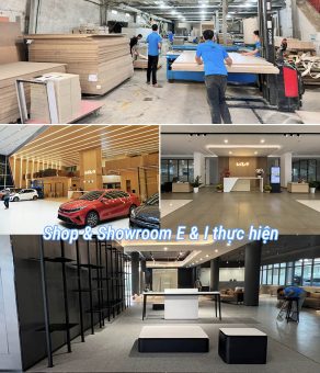 Nội thất E & I thiết kế thi công shop showroom tại Đà Nẵng uy tín