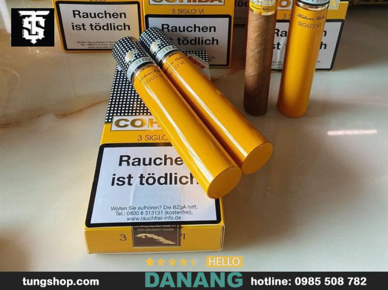Tùng Shop cung cấp xì gà Cohiba Siglo 6 Tubos 3 điếu