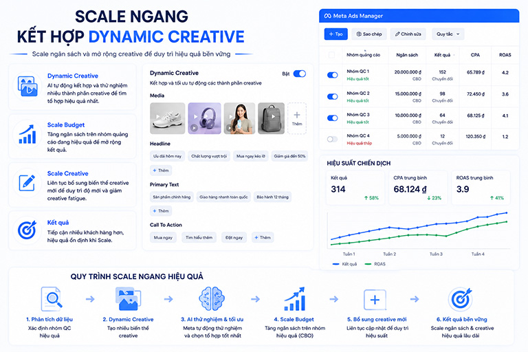 X3Sales Scale Facebook Ads cho doanh nghiệp bằng AI