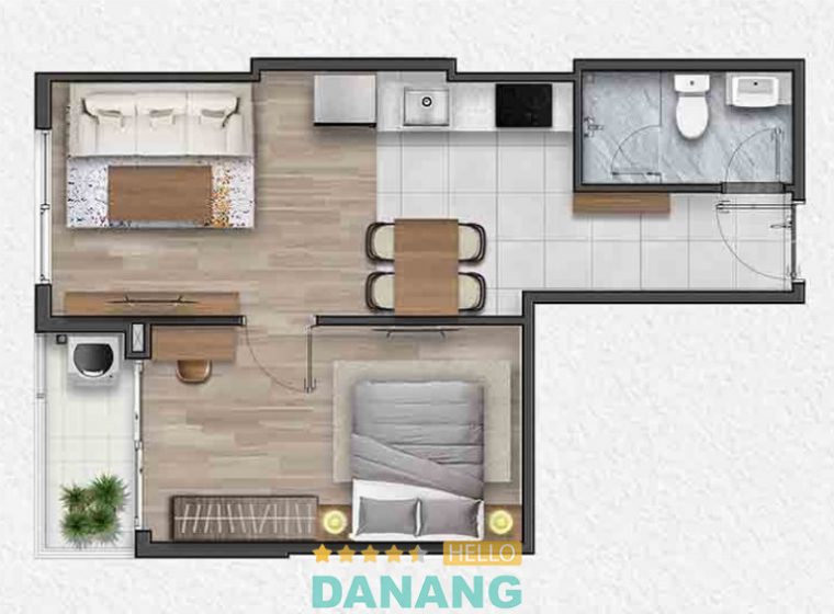 Bán căn hộ FPT Plaza 3: giỏ hàng 1PN 2PN 3PN, giá tốt