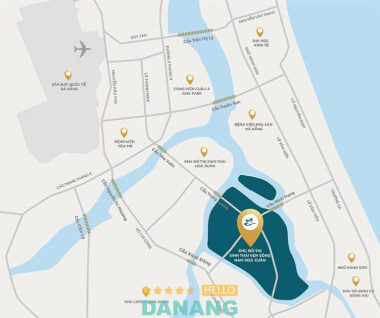 Khu đô thị Nam Hòa Xuân: Bảng giá đất, giỏ hàng tốt